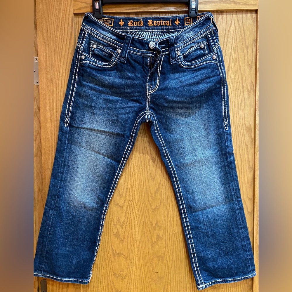 Rock Revival Women’s Johanna Capri jeans size 28